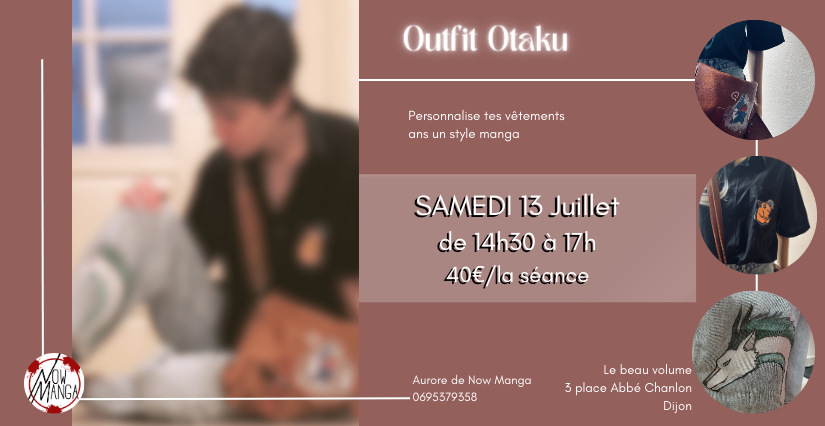 "Outfit Otaku", atelier créatif avec NoW Manga