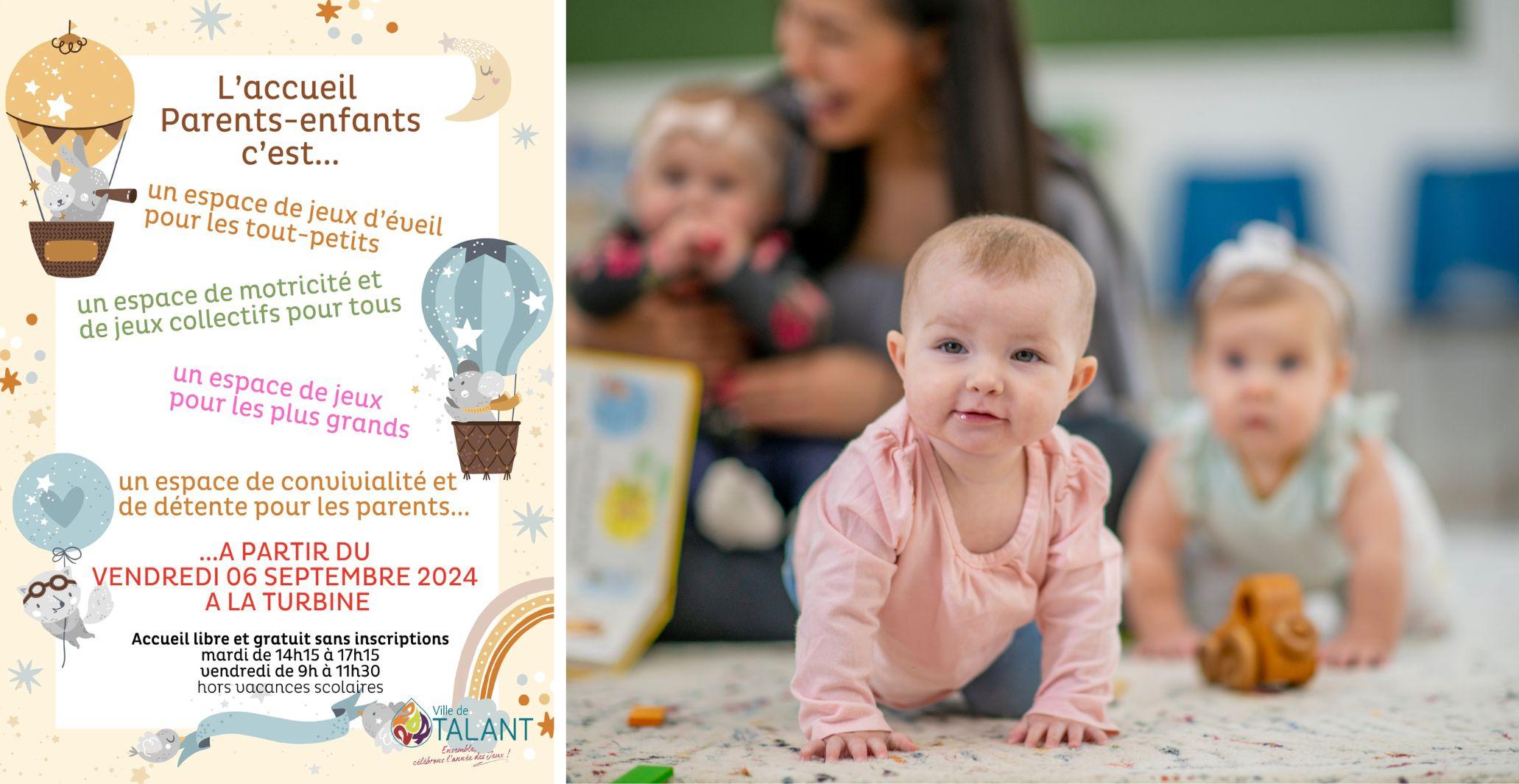 Nouveau ! Ouverture d'un accueil parents-enfants à LA TURBINE à Talant