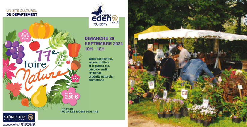 Foire Nature au Centre Eden à Cuisery