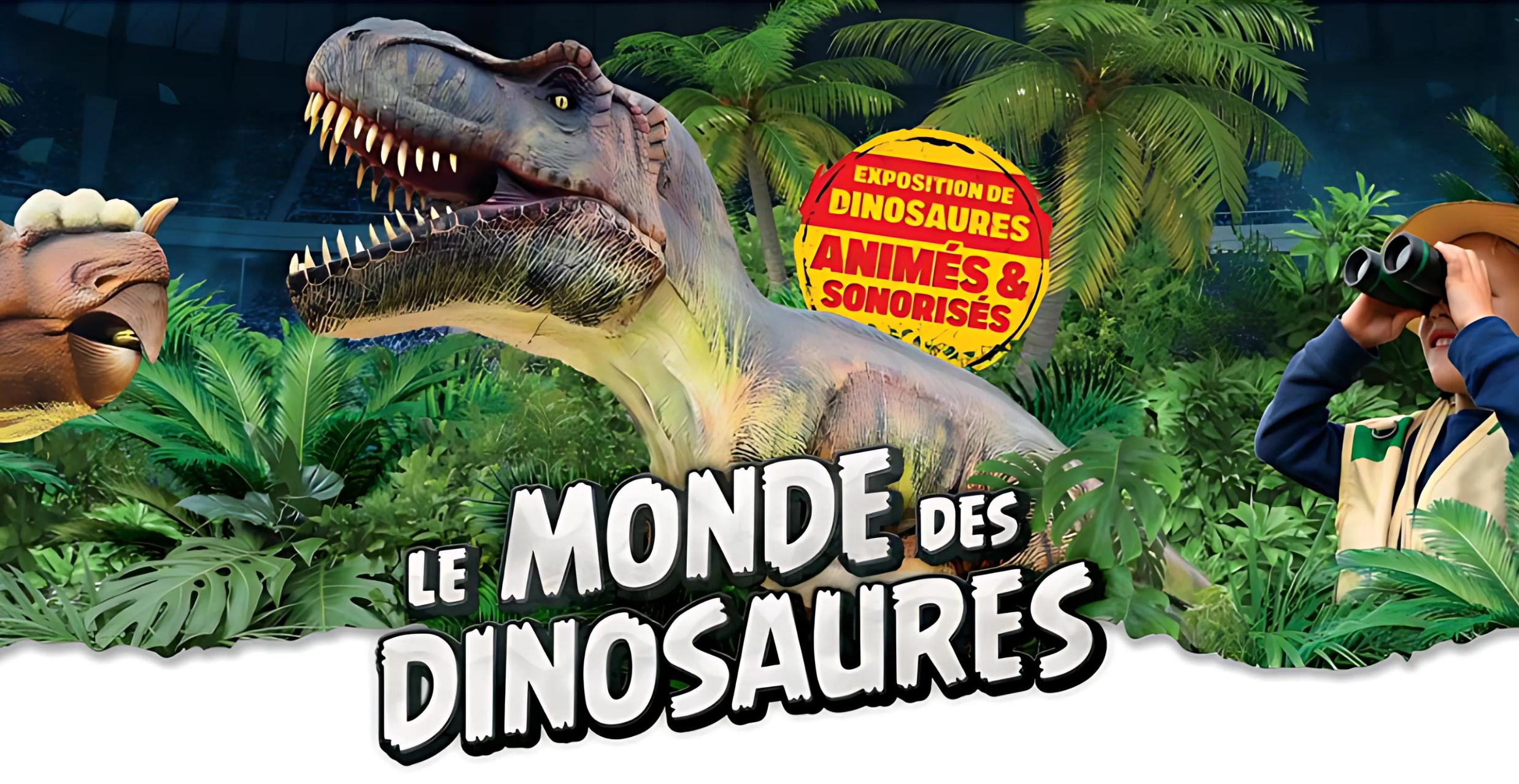 L'exposition "Les géants du mésozoïque" du monde des dinosaures débarque au Palestra Arena de Chaumont