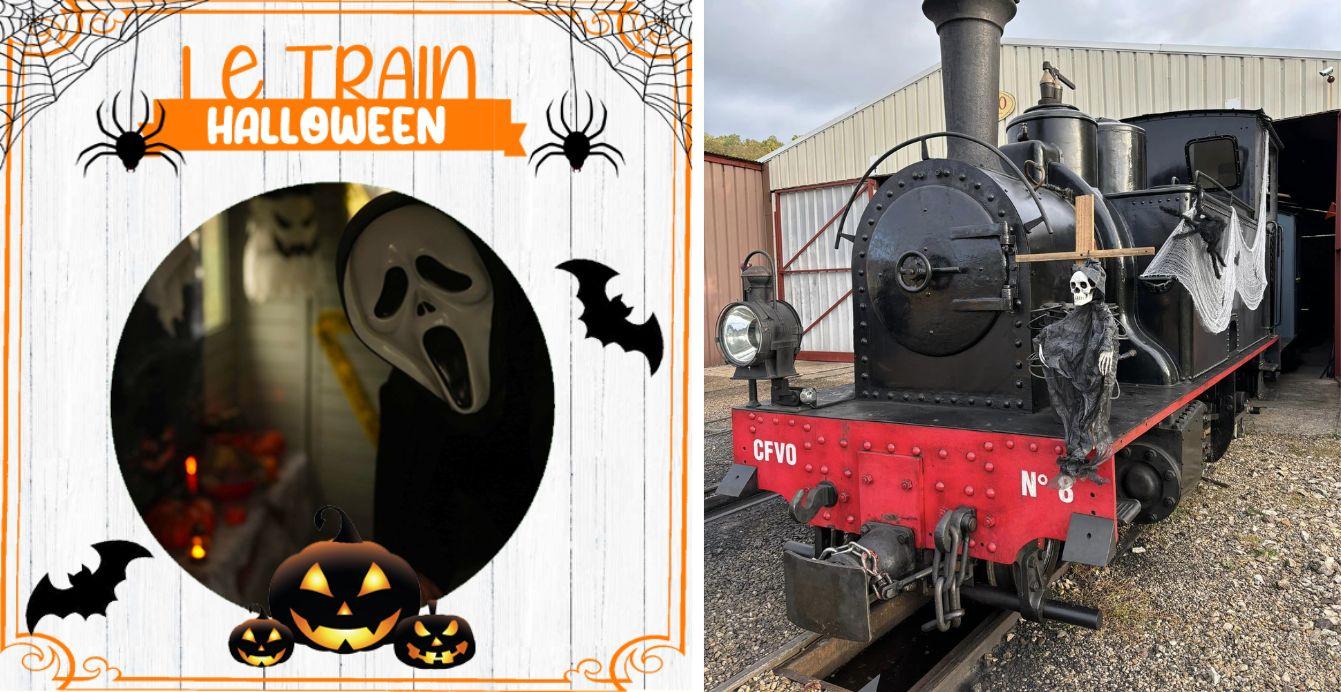 Le Train Halloween dans la vallée de l'Ouche en Côte-d'Or