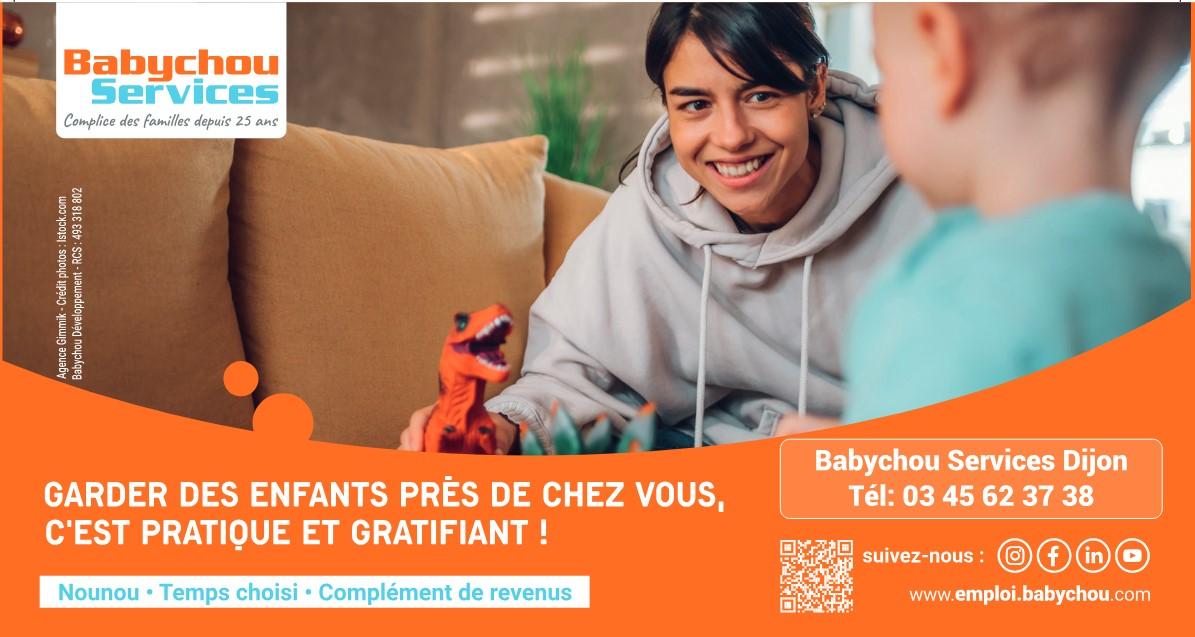 Garde d'enfants : comptez sur BABYCHOU SERVICES Dijon pour vos sorties d'école et de crèche!