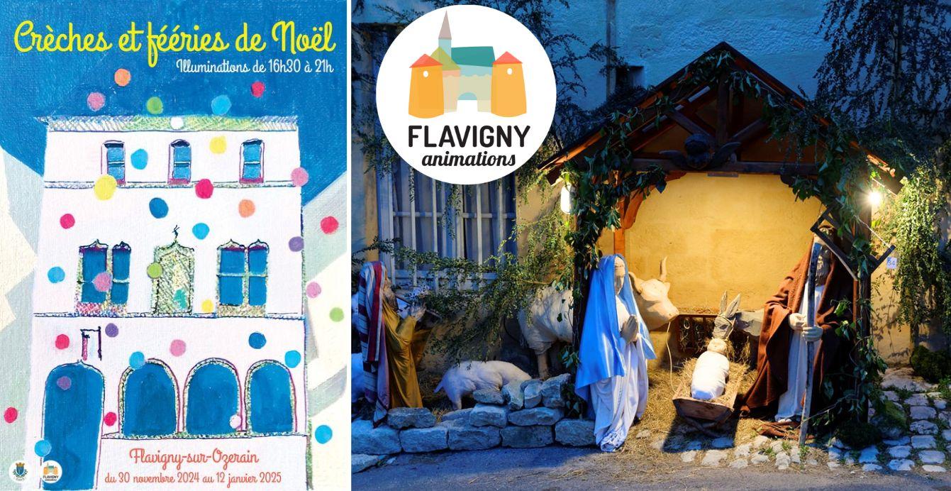 Exposition 'crèches et féérie de Noël' dans le joli village de Flavigny-sur-Ozerain - Gratuit en famille