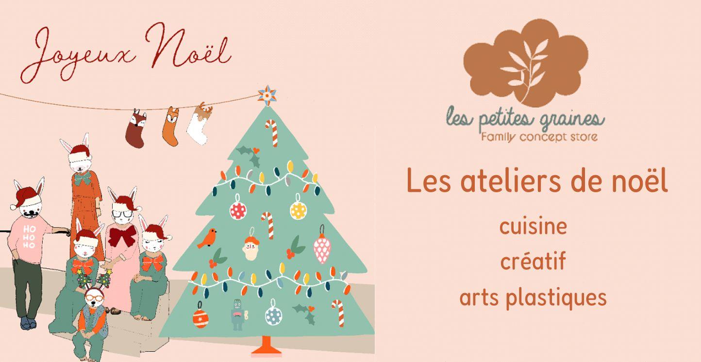 Ateliers de noël avec les Petites Graines à Dijon