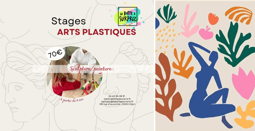Stage arts plastiques: Matisse ! avec la Boite à SurpriZ à Dijon