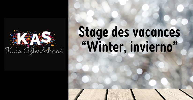 Stage des vacances d'hiver en anglais et espagnol "Winter, invierno" avec Kids After School à Dijon