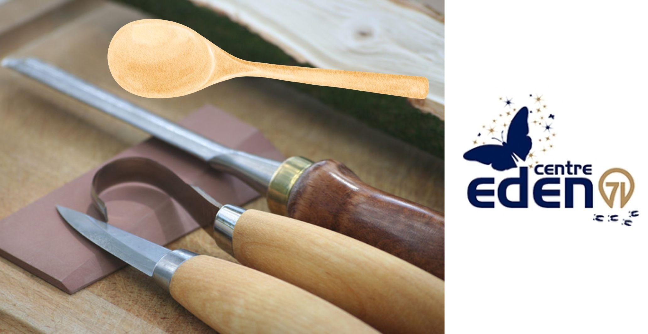 "Atelier sculpture cuillère en bois" pour ados et adultes au Centre Eden - centre éducatif nature et découverte à Cuisery (71) "Atelier sculpture cuillère en bois" pour ados et adultes au Centre Eden - centre éducatif nature et découverte à Cuisery (71)