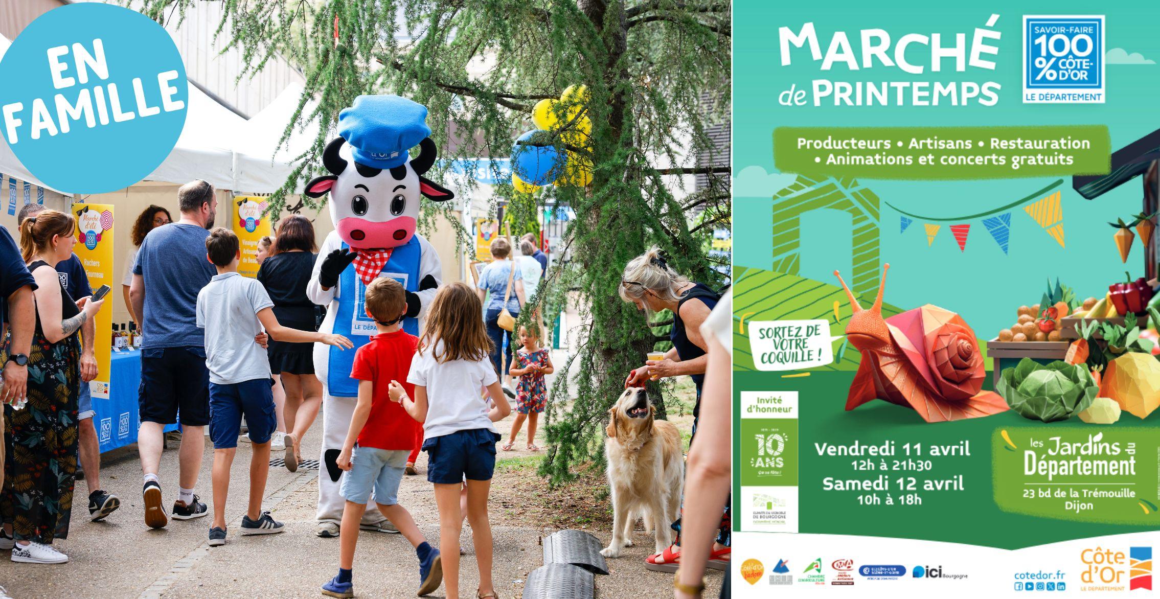 Marché de Printemps 100 % Côte-d’Or dans les Jardins du département à Dijon - en famille
