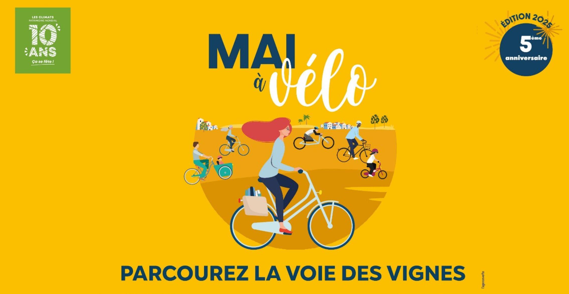 Mai à vélo en Côte-d’Or - évènement familial gratuit