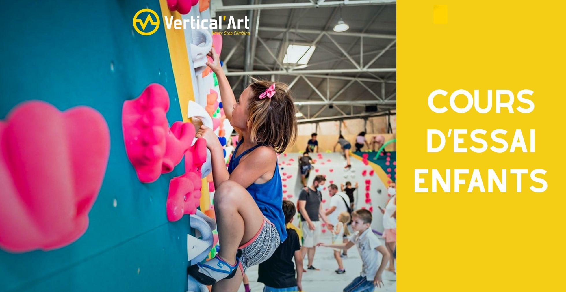 COURS D'ESSAI ENFANTS - Escalade avec VERTICAL'ART Dijon