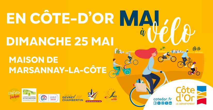 Mai à vélo en Côte-d’Or - évènement familial gratuit
