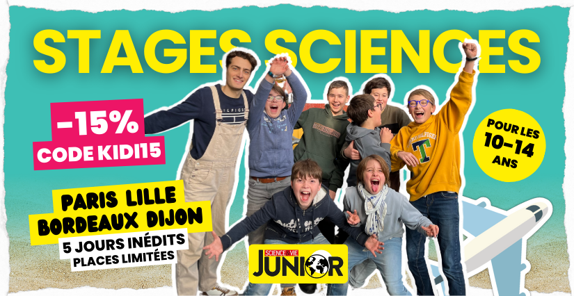 Stages Sciences 🧠 Ingénierie ou aérospatial - 5 jours pour apprendre en t'amusant ! Spécial Ados.