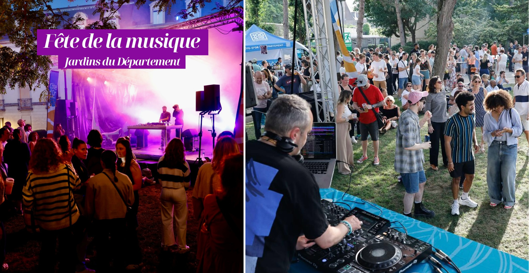 Fête de la Musique dans les Jardins du Département à Dijon - gratuit