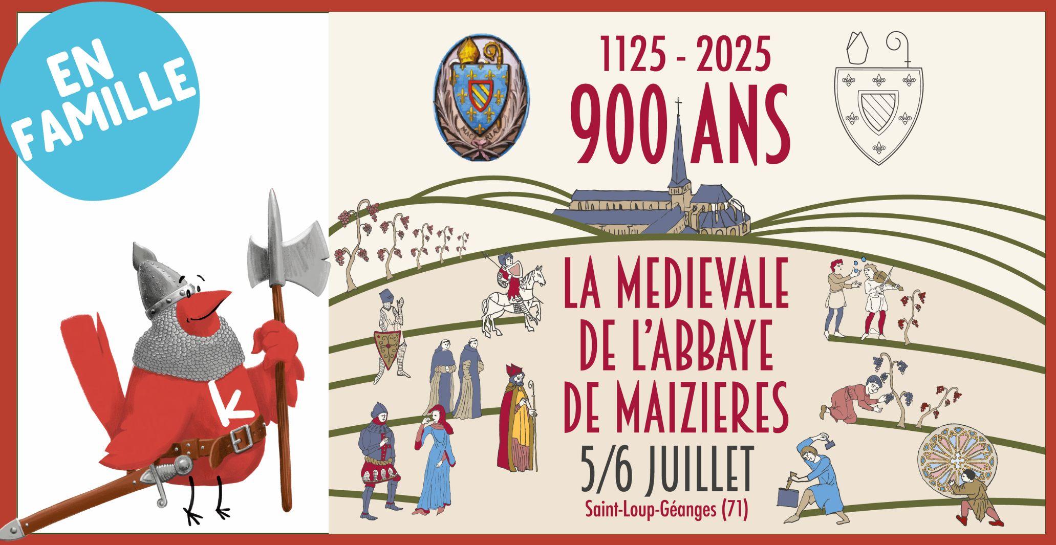 La Médiévale de l'Abbaye de Maizières - fête médiévale - en famille
