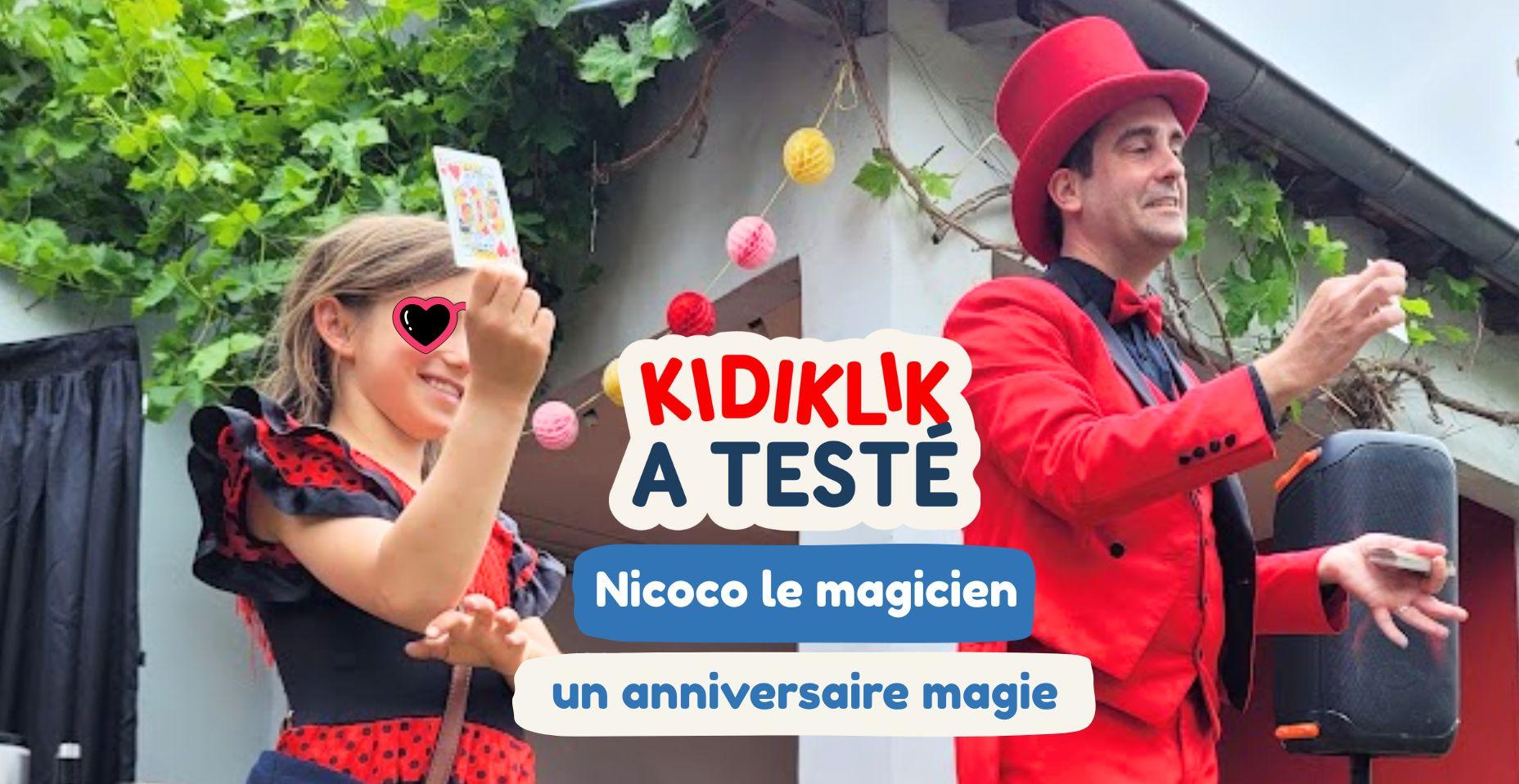 Un anniversaire magique avec Nicoco le Magicien à Dijon et en Côte-d'Or