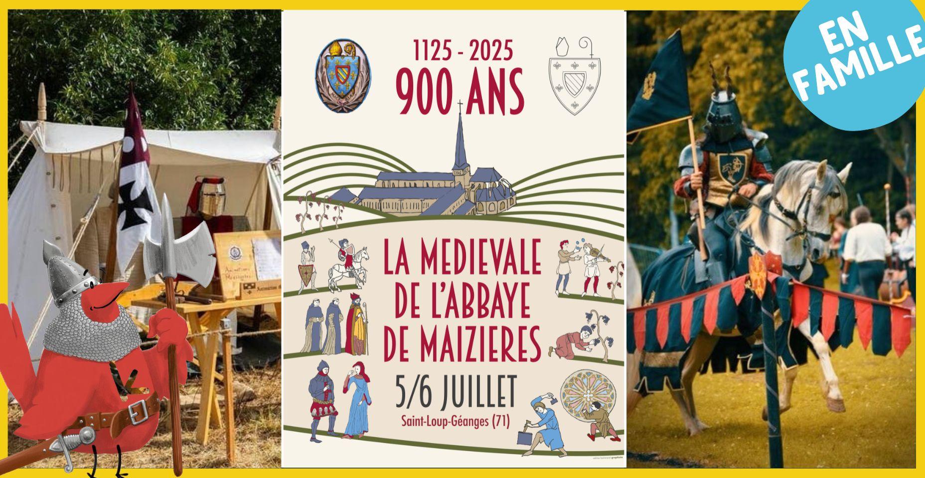 La Médiévale de l'Abbaye de Maizières - fête médiévale - en famille