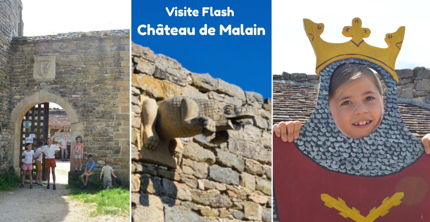 Visites thématiques "flash" du Château de Mâlain pendant les vacances d'été
