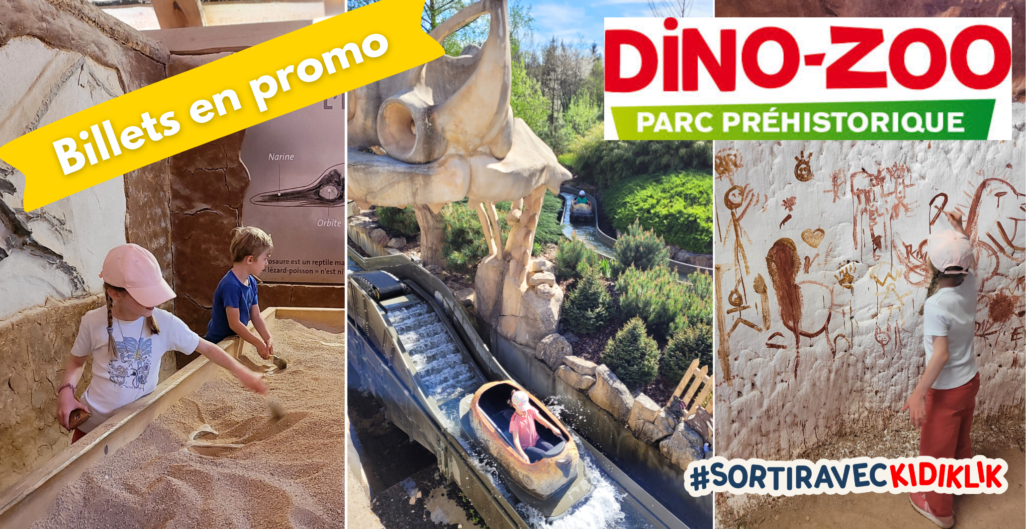 🌟🌟Billets en promotion au parc DINO-ZOO : offre spéciale début de vacances 🌟