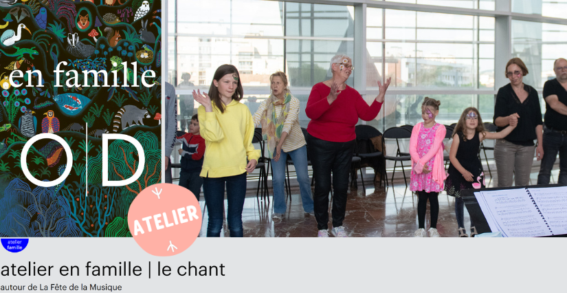 Atelier en famille : le chant, à l'Opéra de Dijon Atelier en famille : le chant, à l'Opéra de Dijon