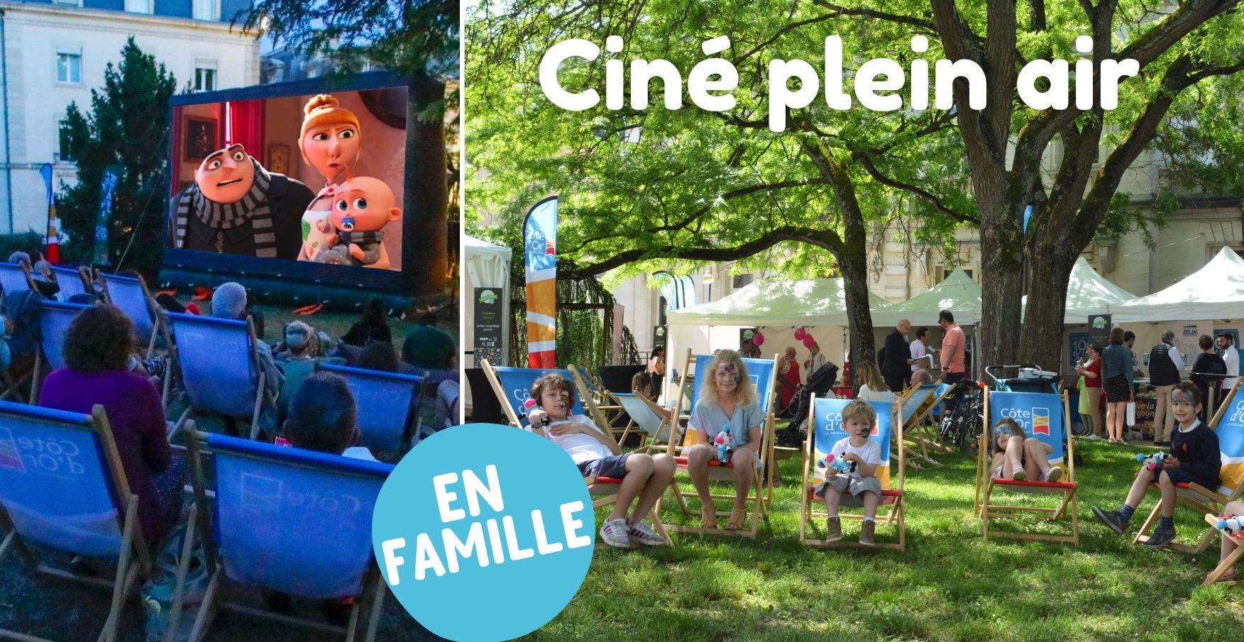 Ciné plein air en famille ! dans les Jardins du Département à Dijon - Gratuit en famille