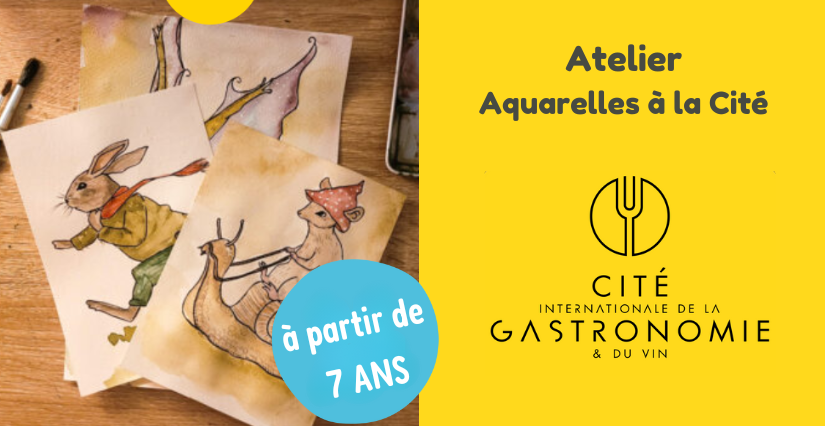 Atelier "Aquarelles d'automne" à la Cité internationale de la gastronomie et du vin à Dijon