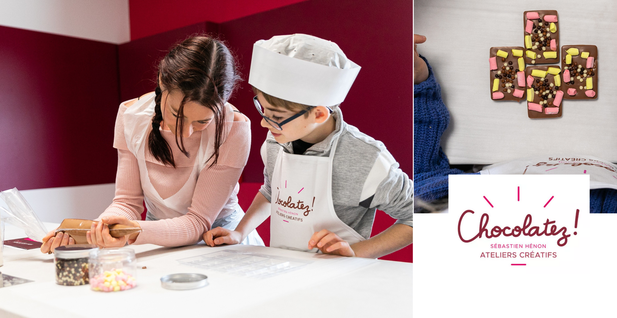 Ateliers CHOCOLATEZ! en DUO parent-enfant "Atelier Noël gourmand" avec Sébastien Hénon à Dijon