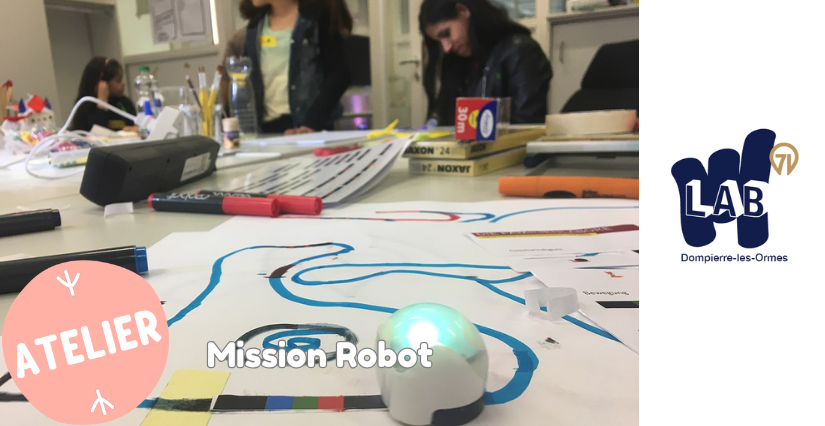 Mission robots (7/9 ans) : programmez, jouez, explorez ! Atelier de codage au Lab 71