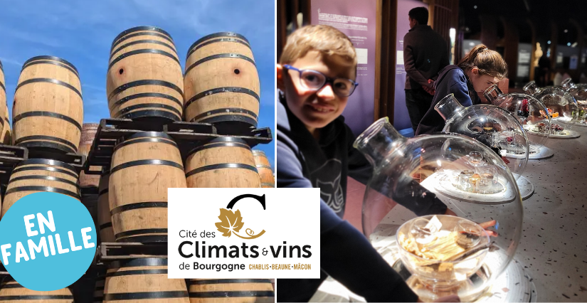 "Fabrique ton mini tonneau ", activité famille à la Cité des climats et vins de Bourgogne, à Beaune