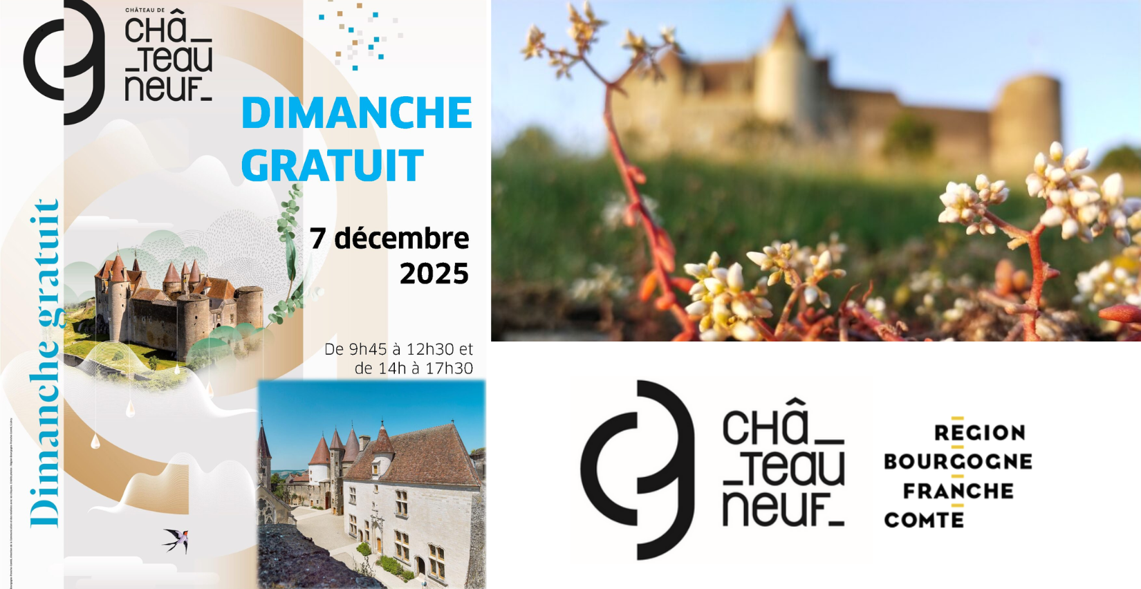 Dimanche gratuit en famille au Château de Châteauneuf - visite ludique