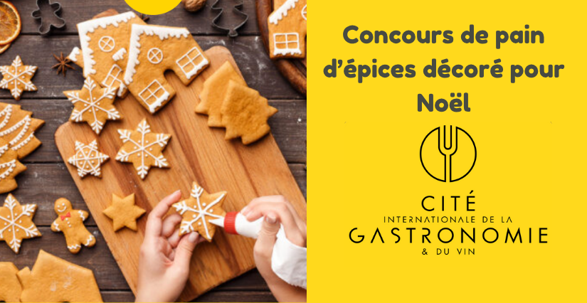 Concours de pain d’épices décoré pour Noël à la Cité de la Gastronomie, Dijon (21)