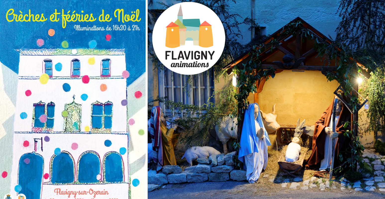 Exposition 'crèches et féérie de Noël' dans le joli village de Flavigny-sur-Ozerain - Gratuit en famille