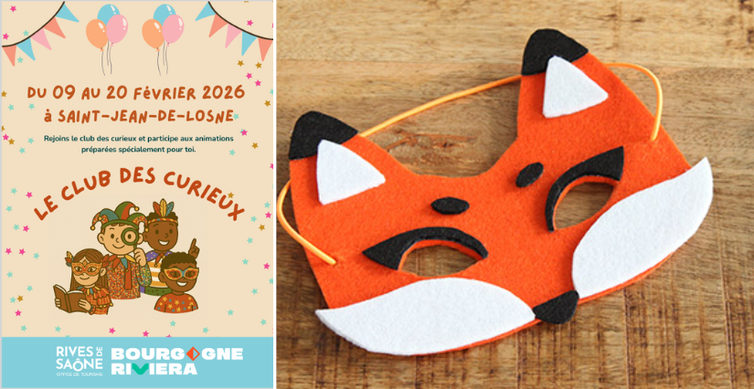 Atelier "Masque party!" pendant les vacances d'hiver à Saint-Jean-de-Losne Atelier "Masque party!" pendant les vacances d'hiver à Saint-Jean-de-Losne