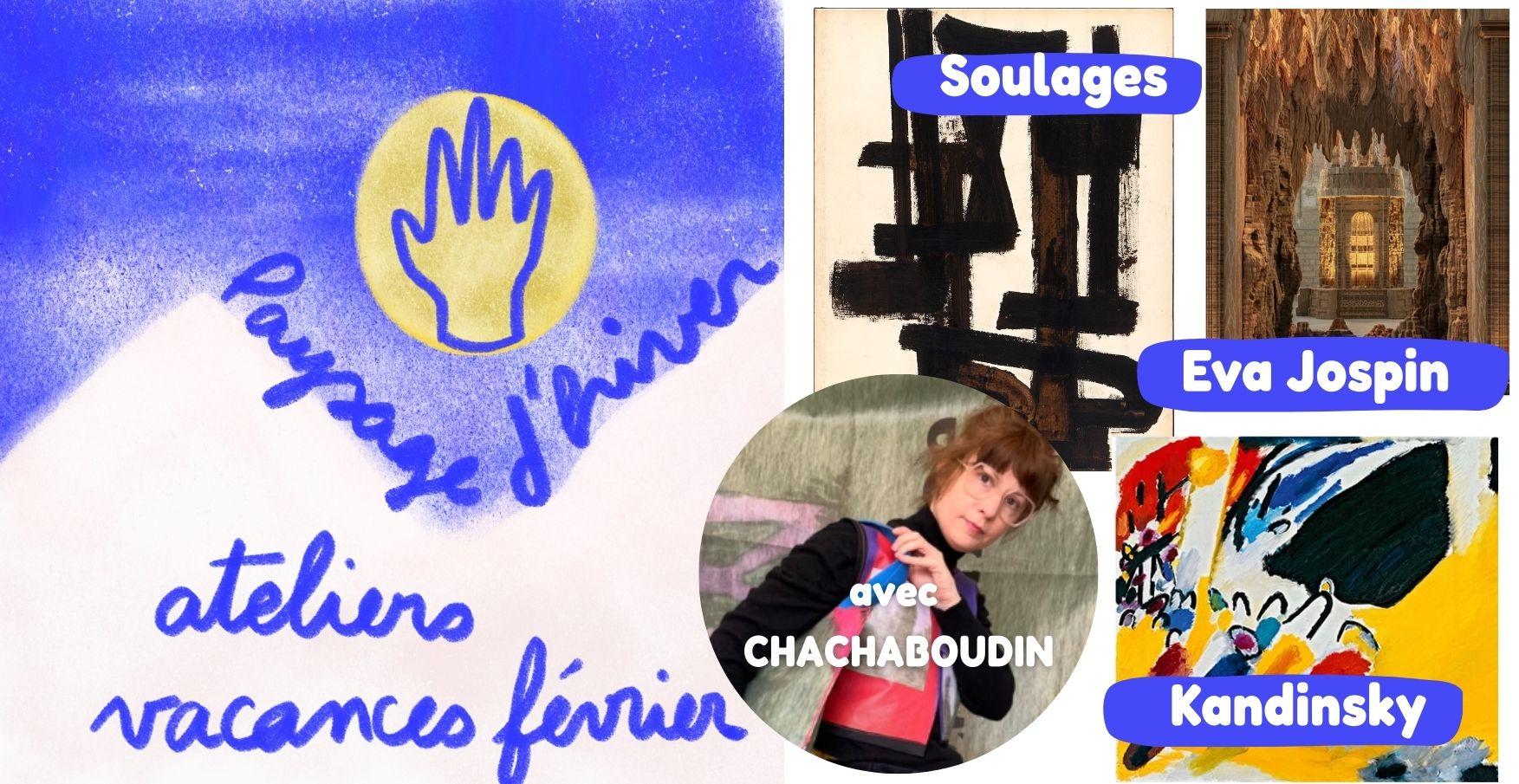 Ateliers artistiques des vacances 'Paysages d'hiver' avec Chachaboudin à Dijon