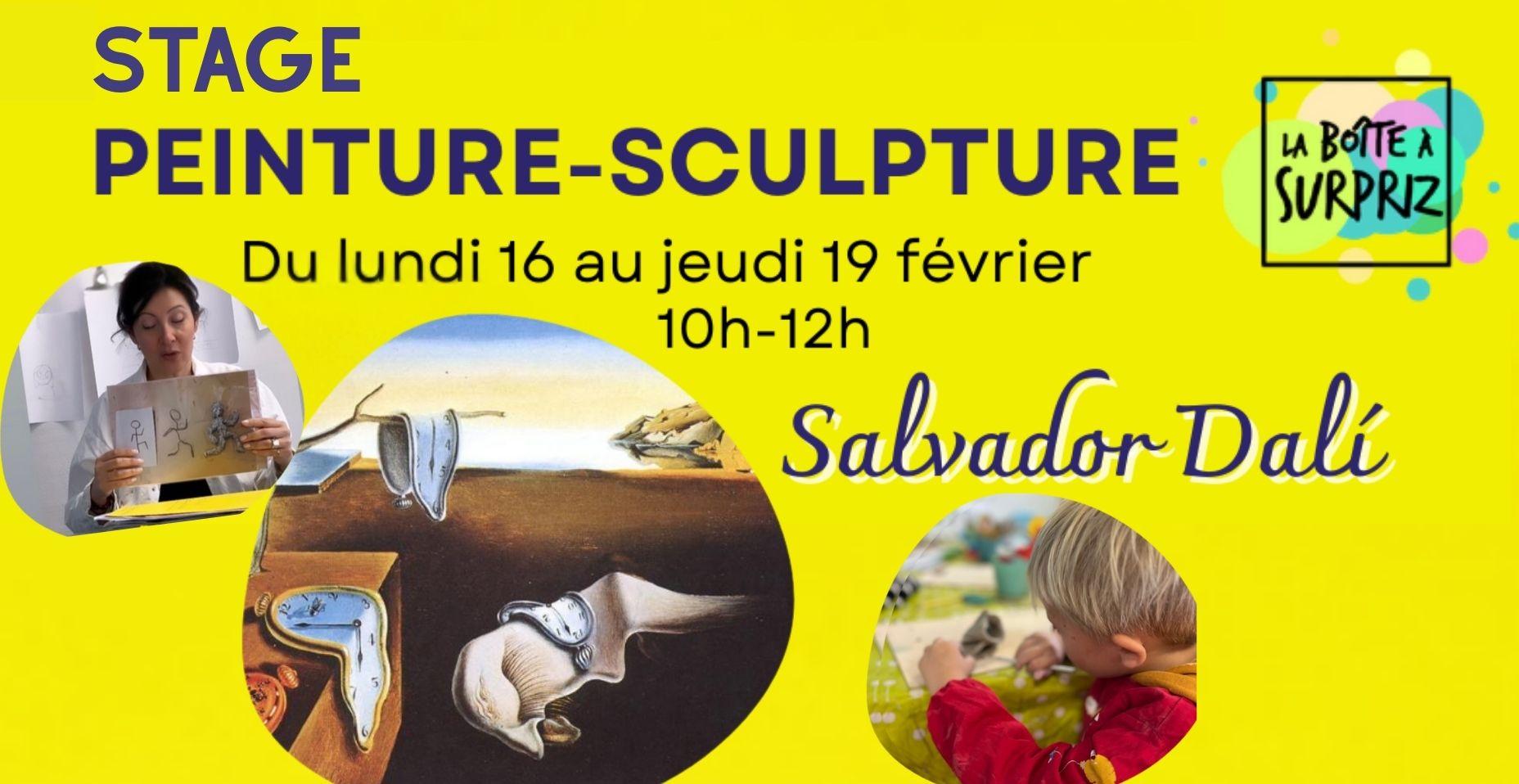 Stage peinture - sculpture avec la Boite à SurpriZ à Dijon