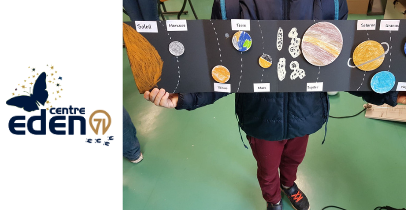 Atelier astronomie et système solaire en famille au Centre Eden - centre éducatif nature et découverte