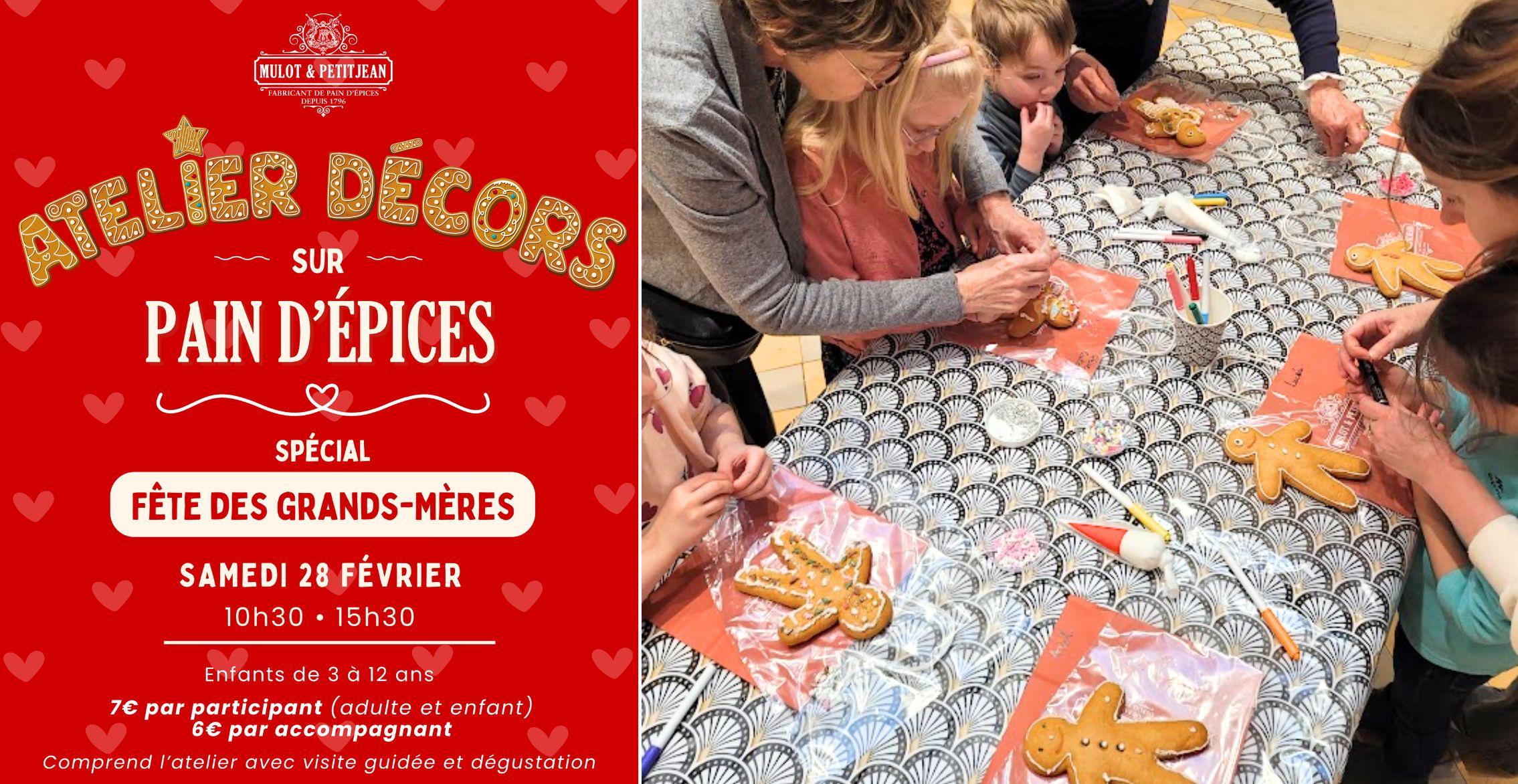  Atelier Décors sur pains d'épices à la Fabrique Mulot et Petitjean à Dijon