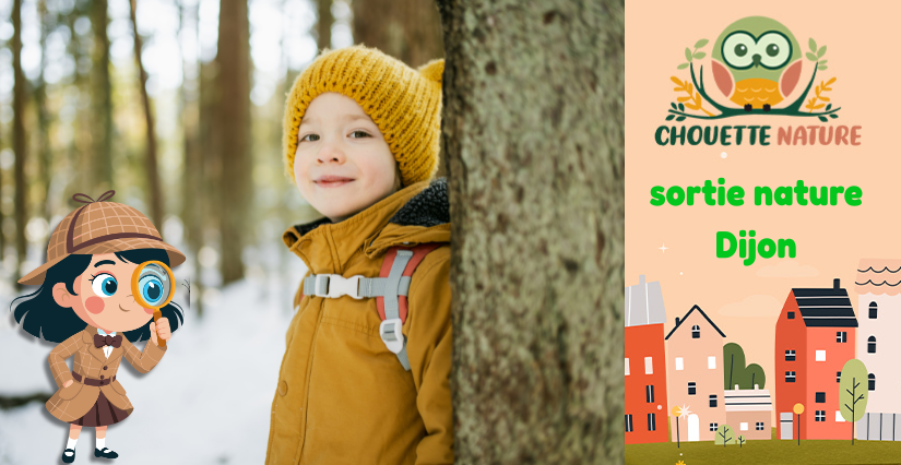 Club nature famille : "Enquête nature : Trouve des signes de vie en hiver." avec Chouette Nature à Dijon