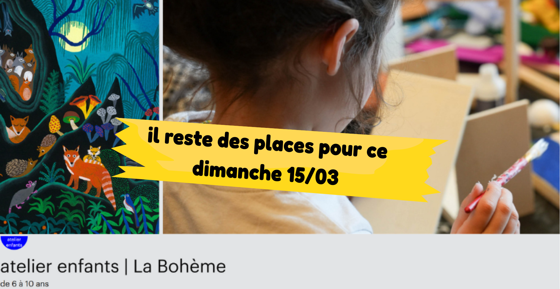 Atelier enfants "La Bohème" à l'Opéra de Dijon