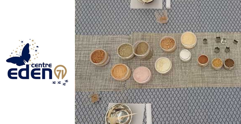 Fabrication d'encens japonais, atelier en famille au Centre Eden - centre éducatif nature et découverte à Cuisery (71)