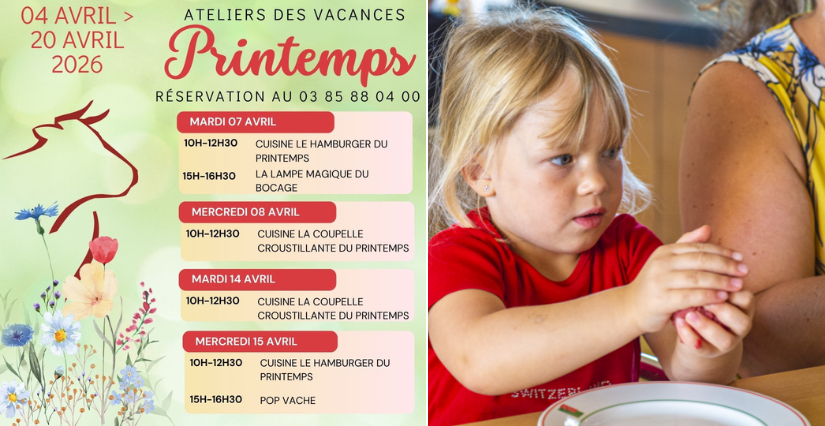 La coupelle croustillante du printemps, atelier cuisine pour enfant à la Maison du Charolais La coupelle croustillante du printemps, atelier cuisine pour enfant à la Maison du Charolais