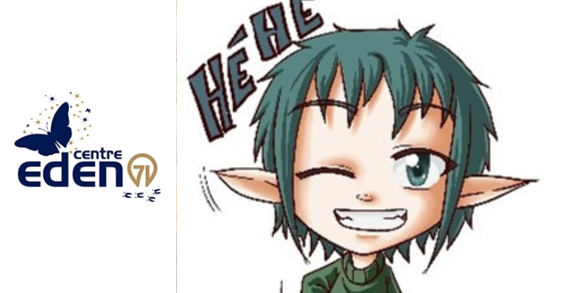 Initiation au dessin manga, atelier créatif des vacances au Centre Eden - centre éducatif nature et découverte à Cuisery (71)