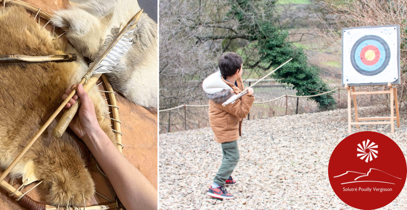 Animations pour les petits et grands chasseurs de Préhistoire au Grand Site de France Solutré Pouilly Vergisson