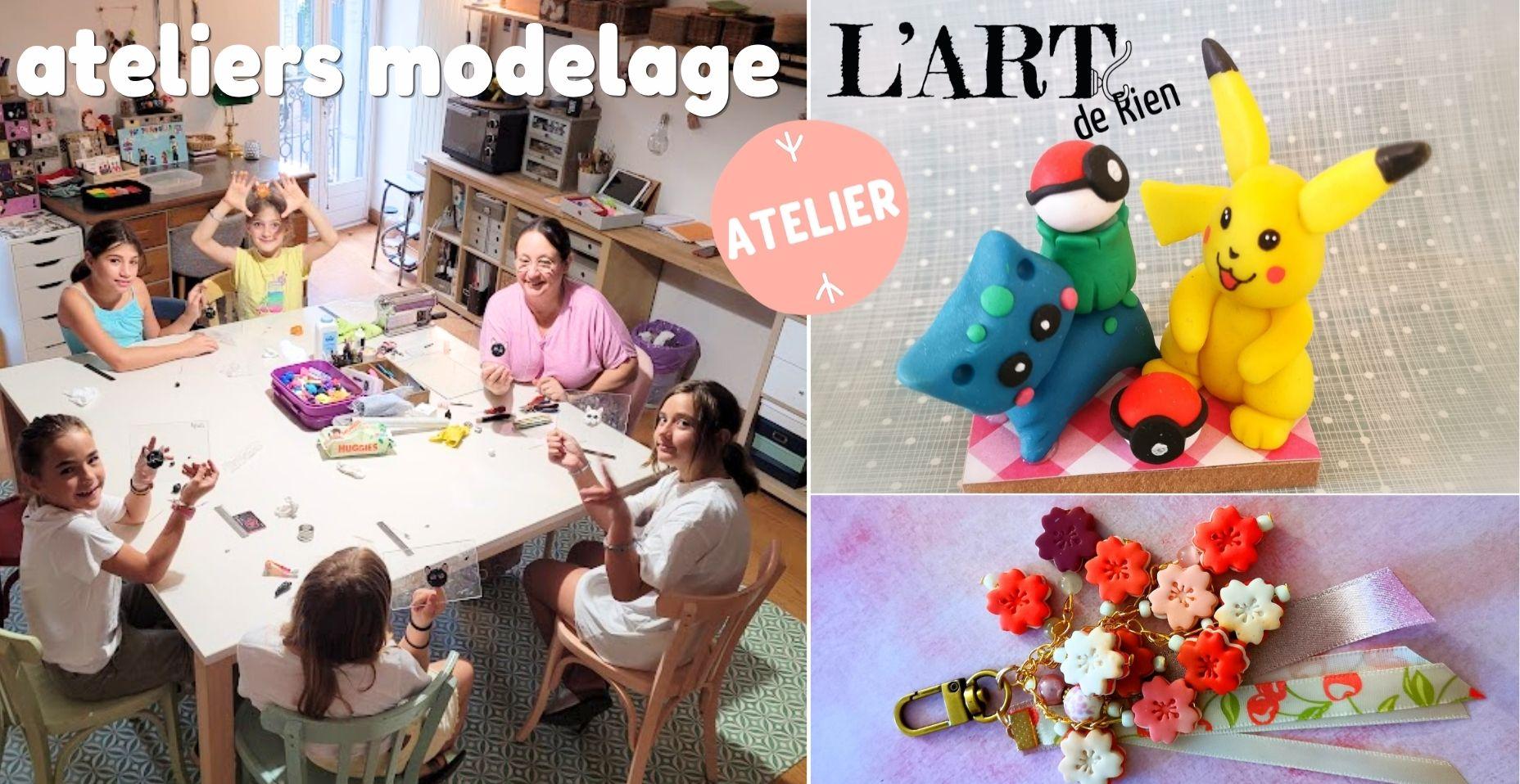Ateliers de modelage polymère avec "l'Art de Rien" à Dijon 