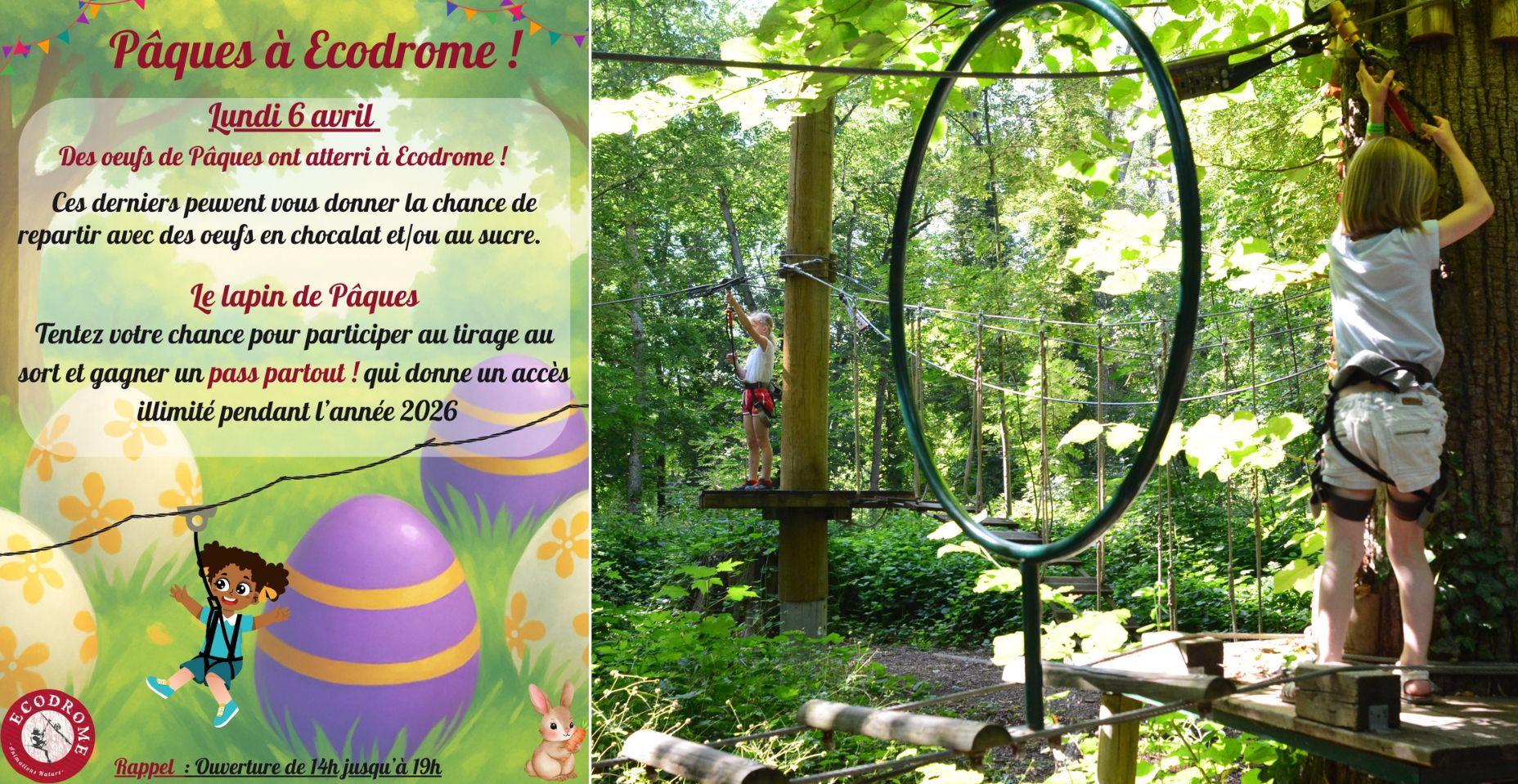 Pâques à Ecodrome dans le parc de la Colombière à Dijon