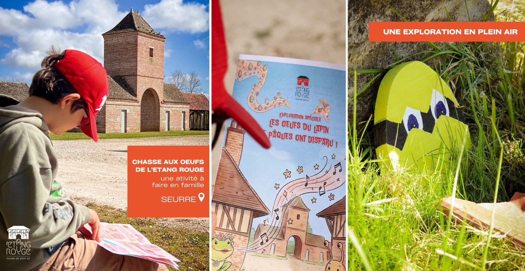 La chasse aux œufs de l'Etang Rouge à Seurre 