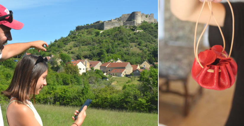 Atelier créatif "Création d’une bourse en cuir" pour les enfants au Château de Mâlain
