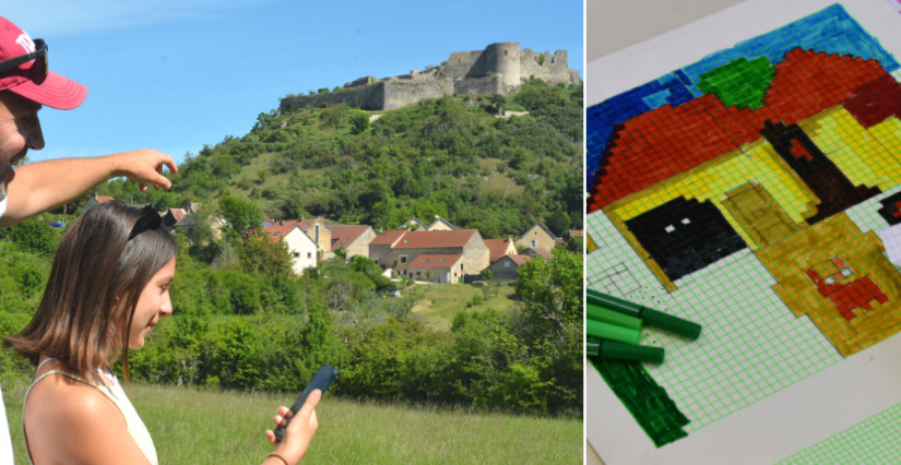 Atelier créatif "Mon château pixelisé" pour les enfants au Château de Mâlain