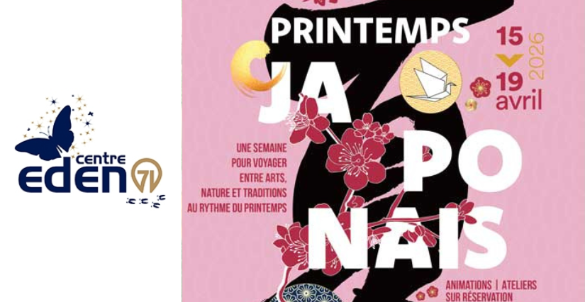 Printemps japonais au Centre Eden - centre éducatif nature et découverte à Cuisery (71)