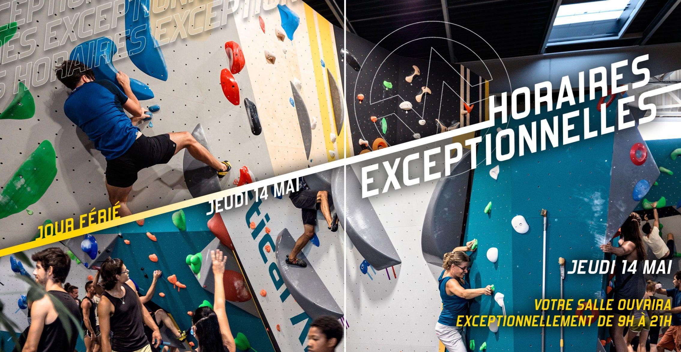  Votre salle Vertical’Art Dijon passe en horaires de week-end à l’occasion du jour férié