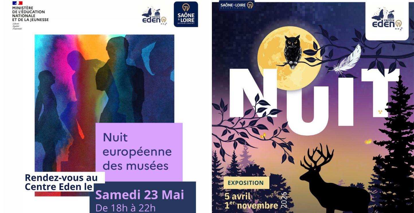 Nuit européenne des musées au Centre Eden, sortie famille gratuite